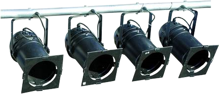 4er Bar Scheinwerfer Par 64, 1kW, CP62